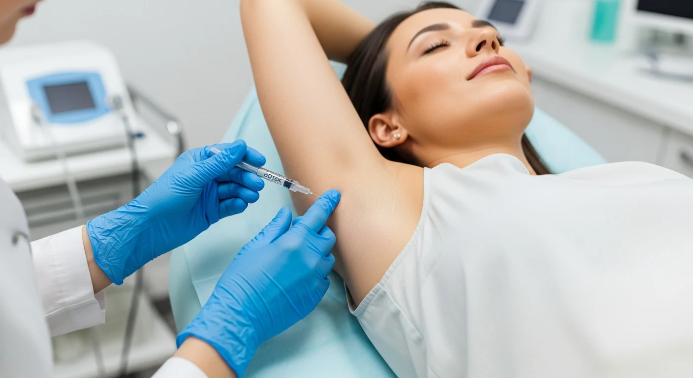 Botox tegen overmatig zweten behandeling